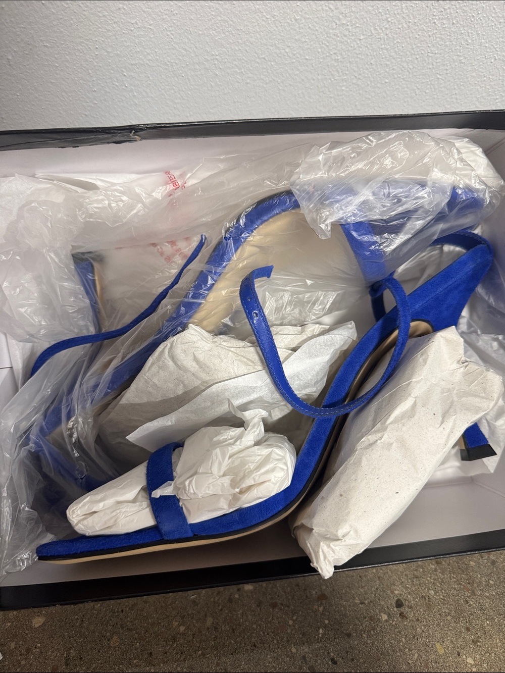 Nine West Yess Heels electric blue size 12 - Picture 8 of 12
